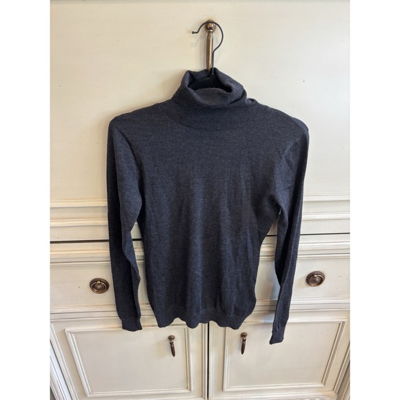 Ralph Lauren Sweaters - Ralph Lauren Purple Label Gray Turtleneck Cashmere Sweater Small Made Italy NWT